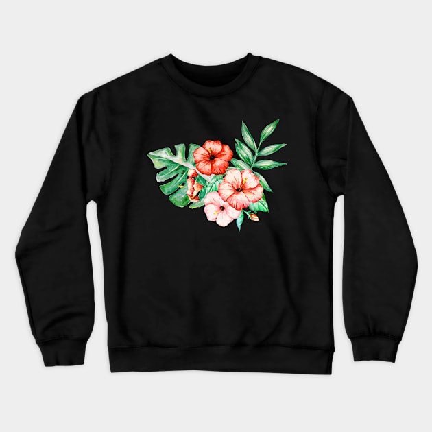 Flower Crewneck Sweatshirt by WordFandom